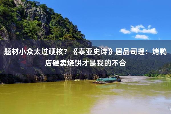 题材小众太过硬核？《泰亚史诗》居品司理：烤鸭店硬卖烧饼才是我的不合
